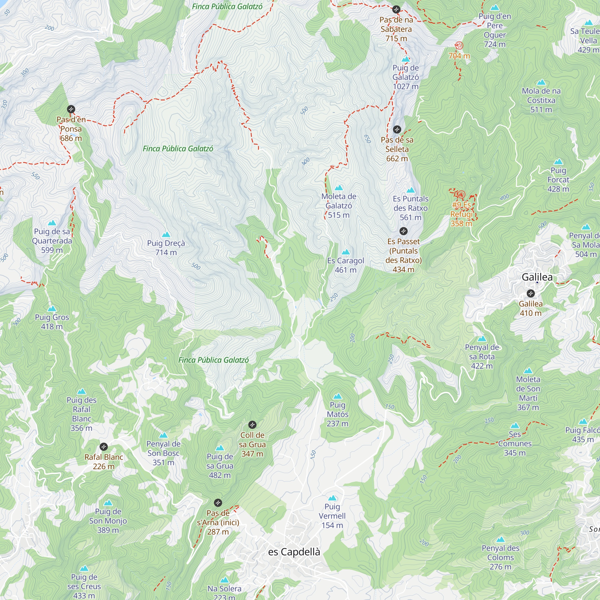 Galatzó map