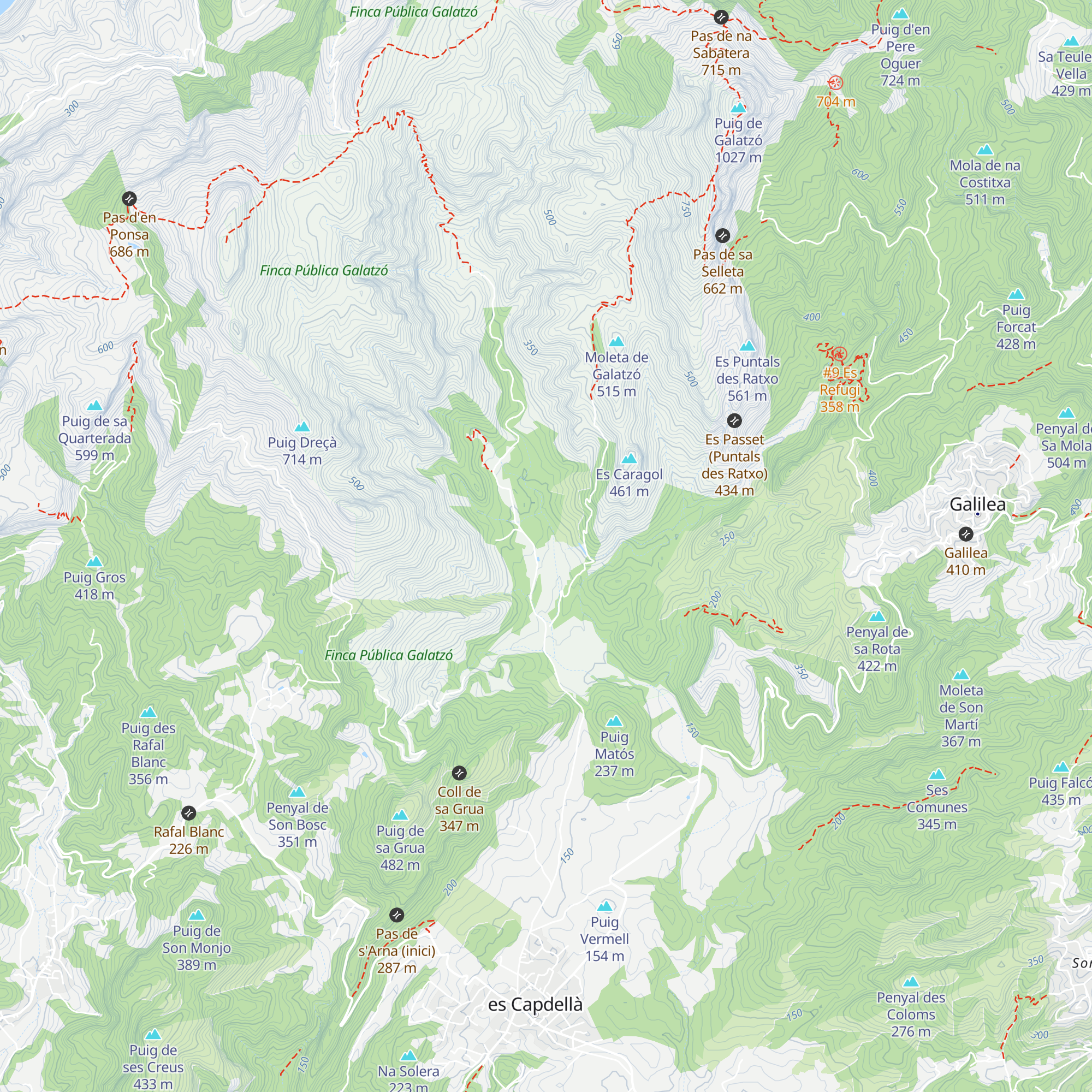 Galatzó map