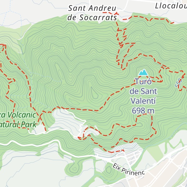 Map of Puig de les Llenties