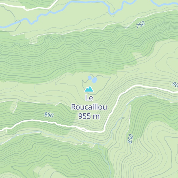 Map of Le Roucaillou