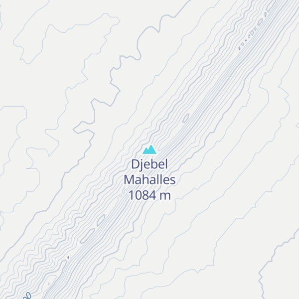 Map of Djebel Mahalles