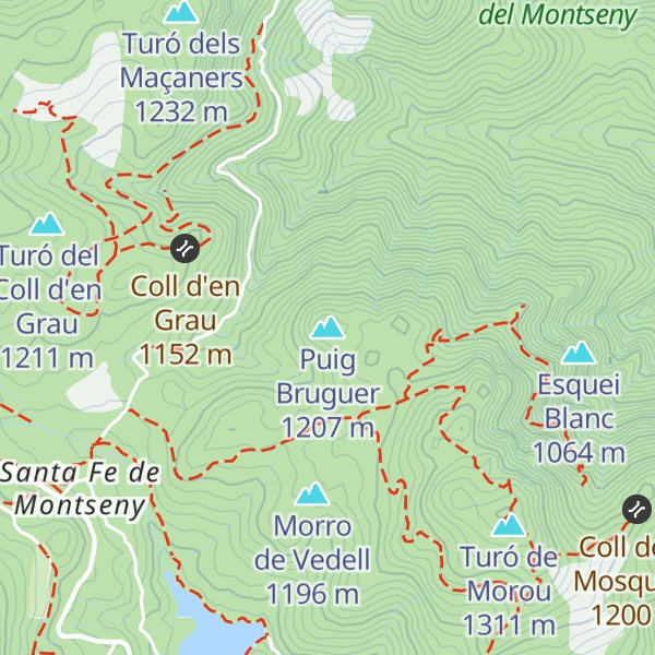 Map of Puig Bruguer