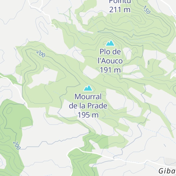 Map of Mourral de la Prade