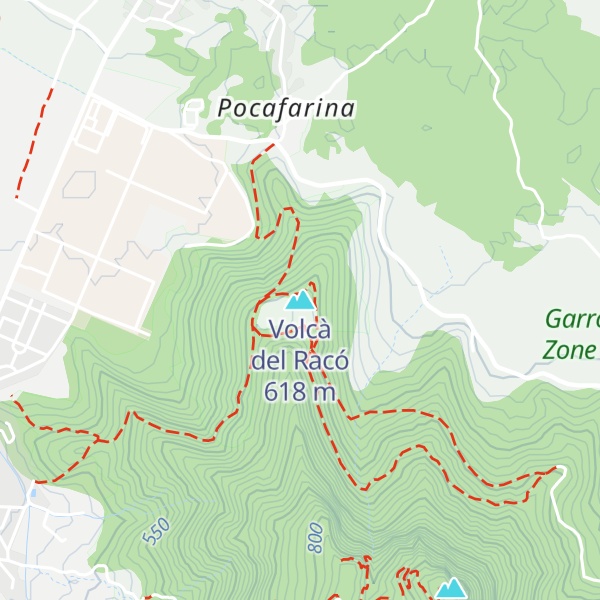 Map of Volcà del Racó