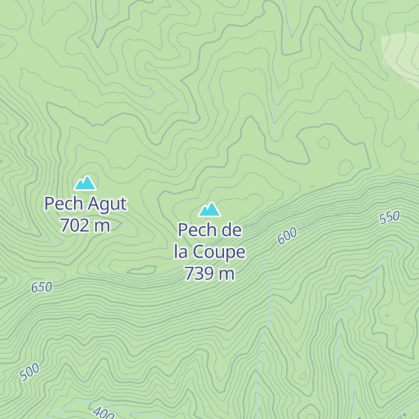 Map of Pech de la Coupe