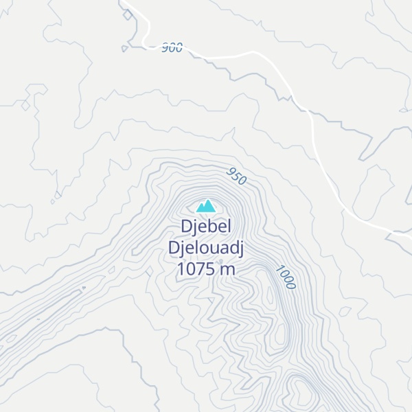 Map of Djebel Djelouadj