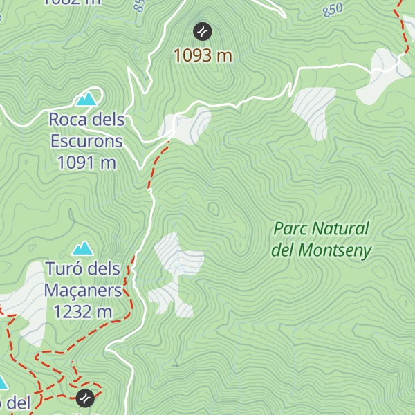 Map of Turó Alt