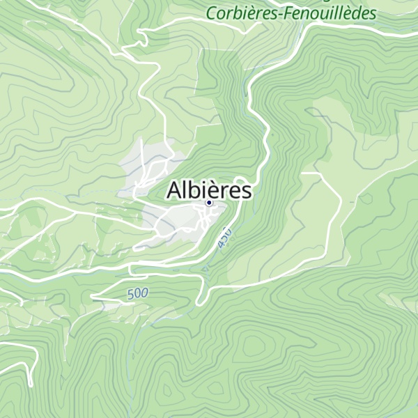 Map of Gîte Albières