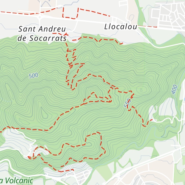 Map of Turó de Sant Valentí
