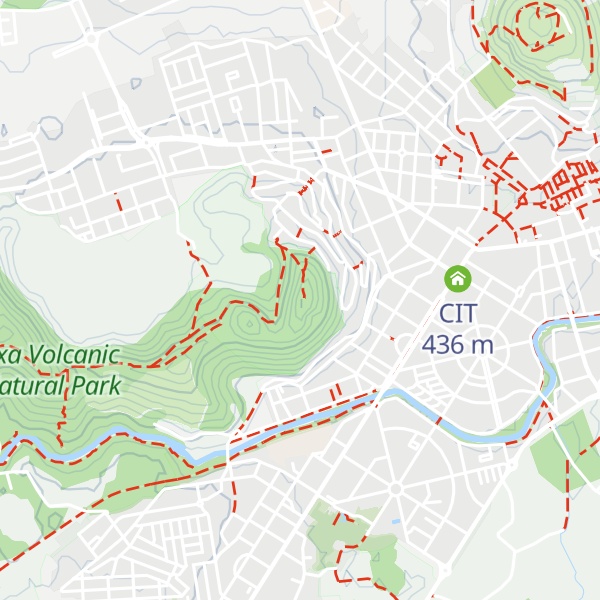 Map of Volcà de Montolivet