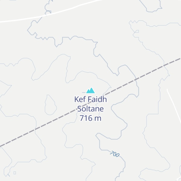 Map of Kef Faidh Soltane