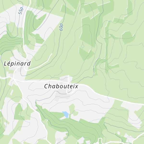 Map of Mont Pénury