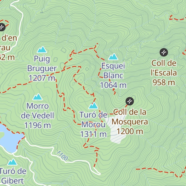 Map of Esquei de Morou