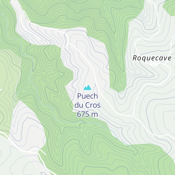 Map of Puech du Cros