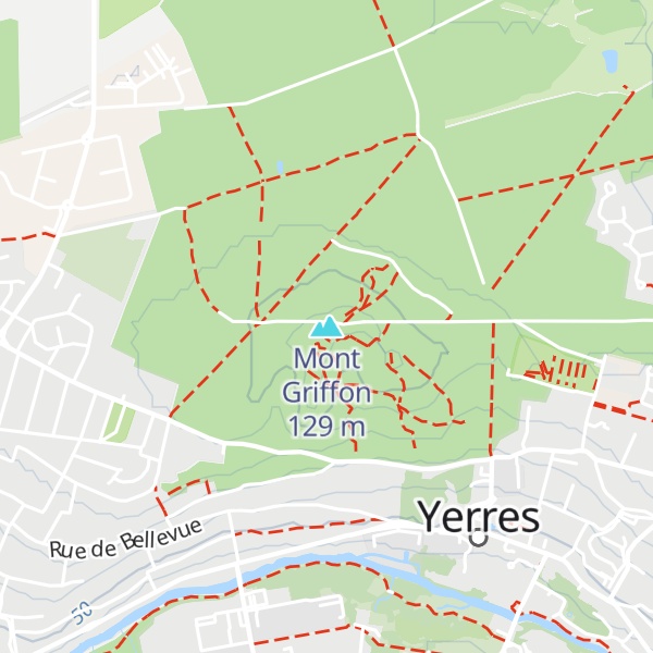 Map of Mont Griffon