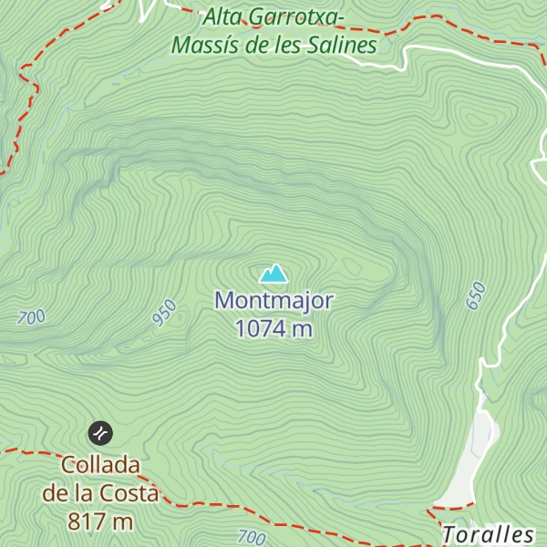 Map of Montmajor
