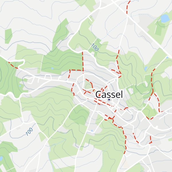 Map of Mont Cassel