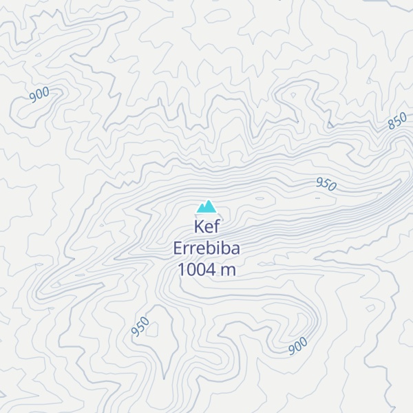 Map of Kef Errebiba