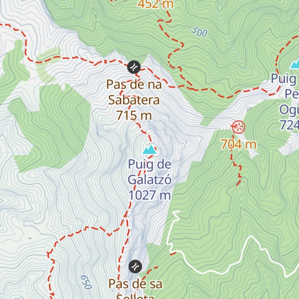 Map of Puig de Galatzó