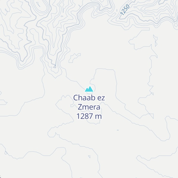Map of Chaab ez Zmera