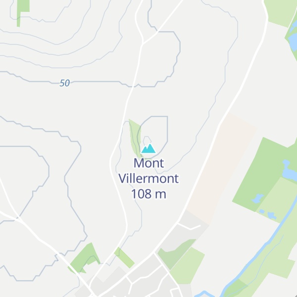 Map of Mont Villermont