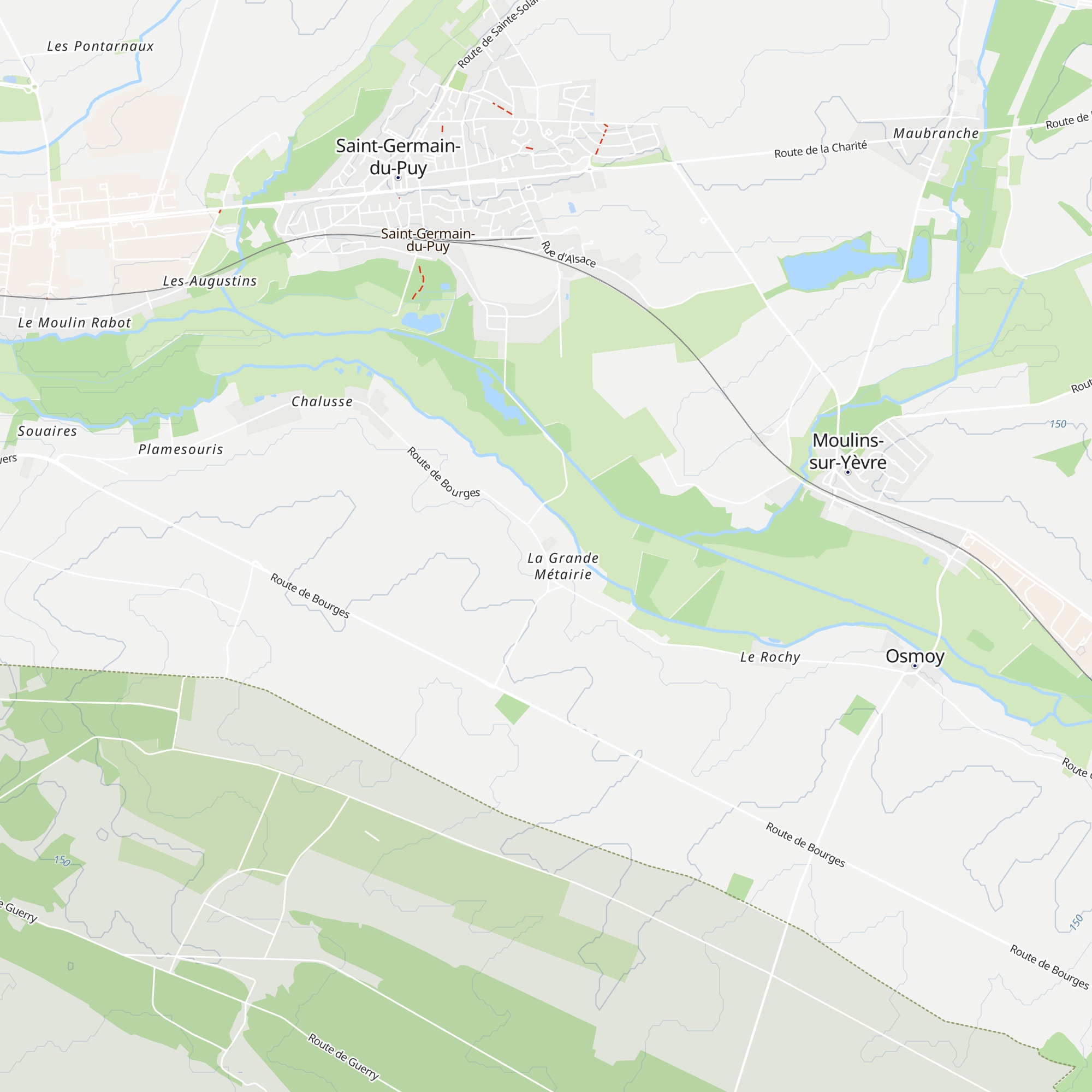 Gîte de la Septaine map