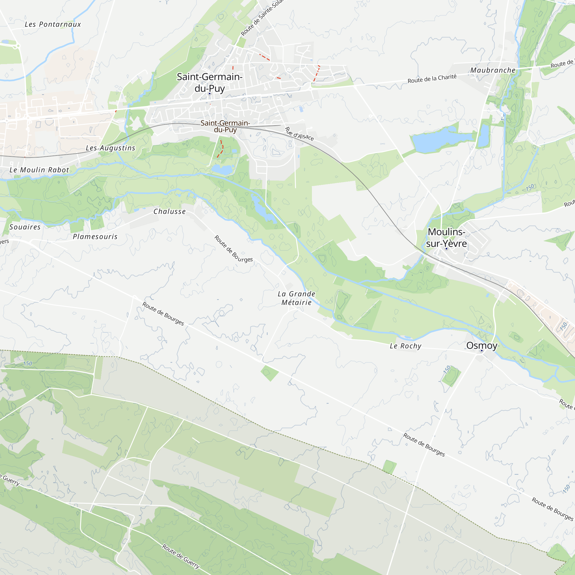 Gîte de la Septaine map