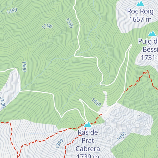 Map of Refuge pastoral de Prat-Cabrera