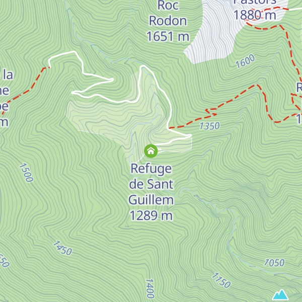 Map of Refuge de Sant Guillem
