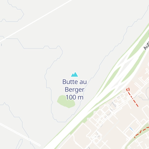 Map of Butte au Berger