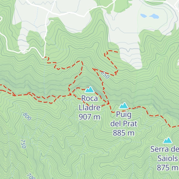 Map of Roca Lladre