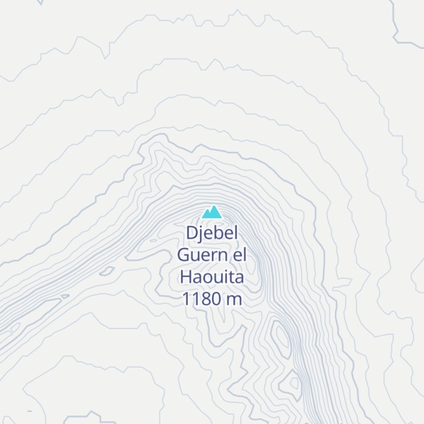Map of Djebel Guern el Haouita