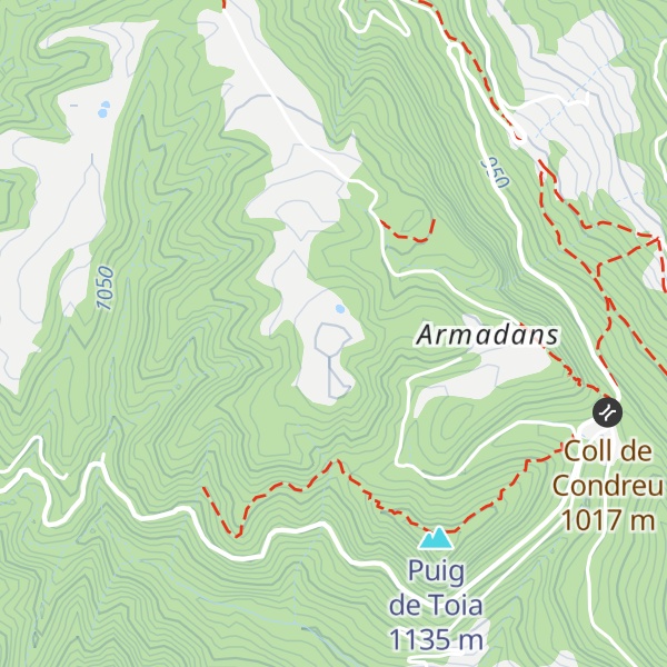 Map of Turó d'Armadans