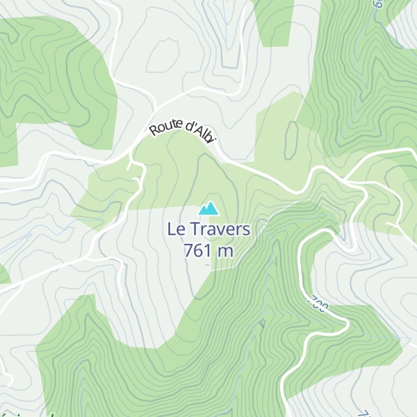 Map of Le Travers