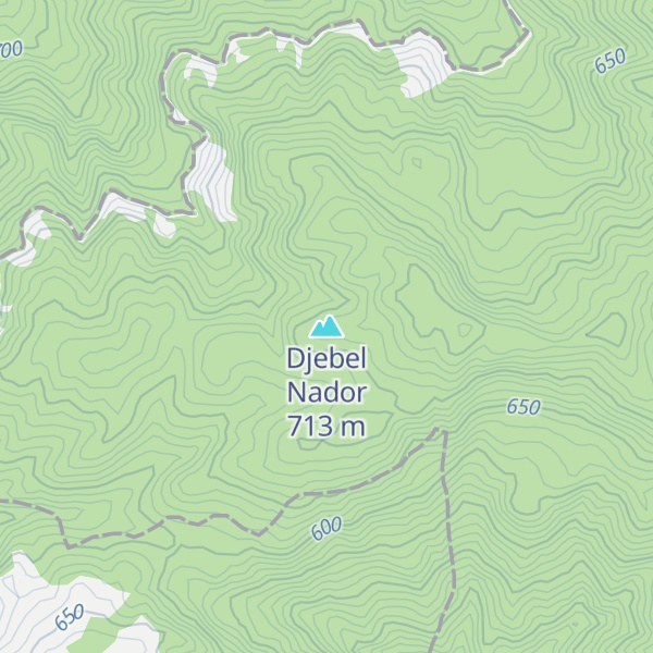 Map of Djebel Nador