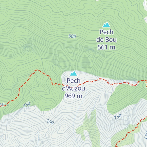 Map of Pech d'Auzou