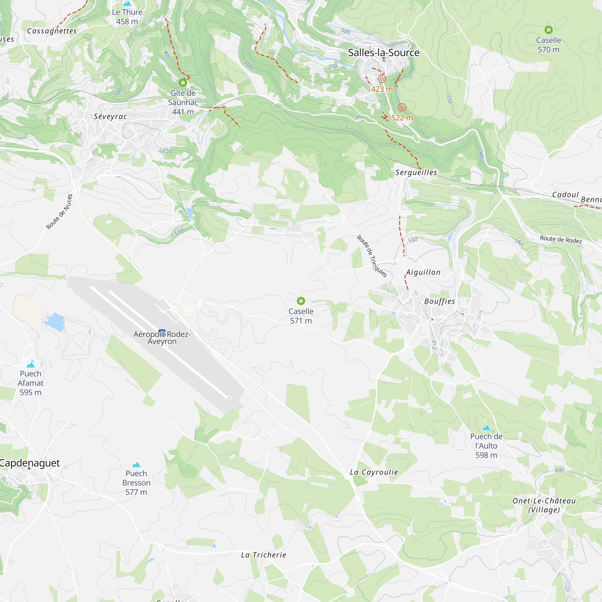 Caselle map