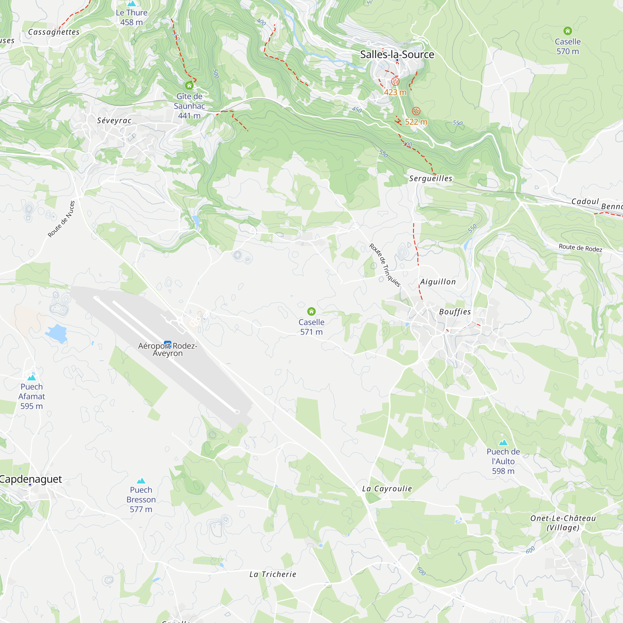 Caselle map