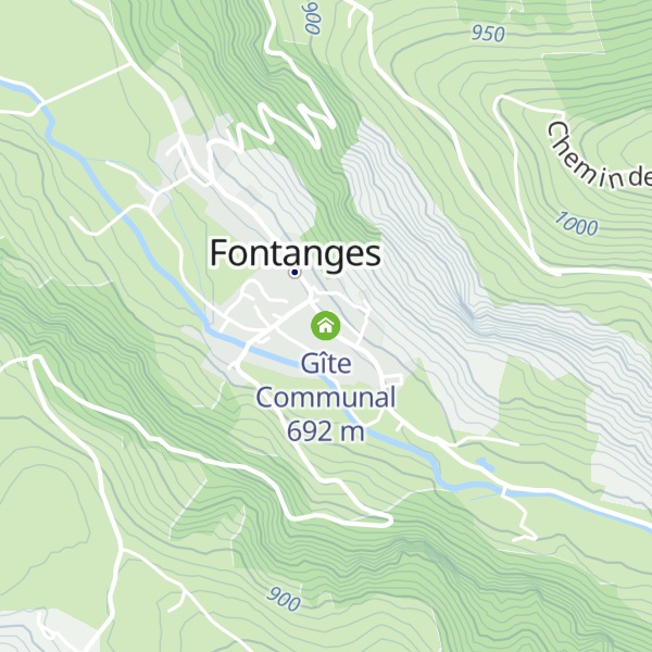 Map of Gîte Communal