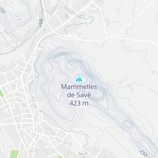 Map of Mammelles de Savè