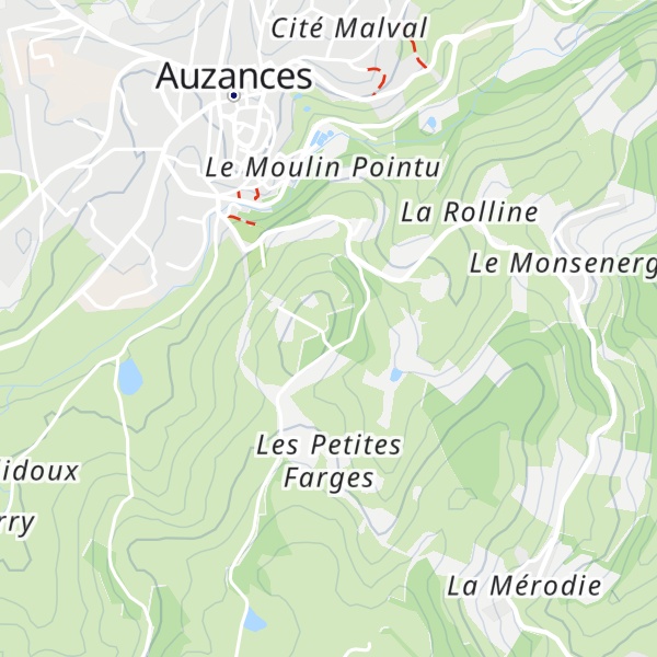Map of Puy Fayolle