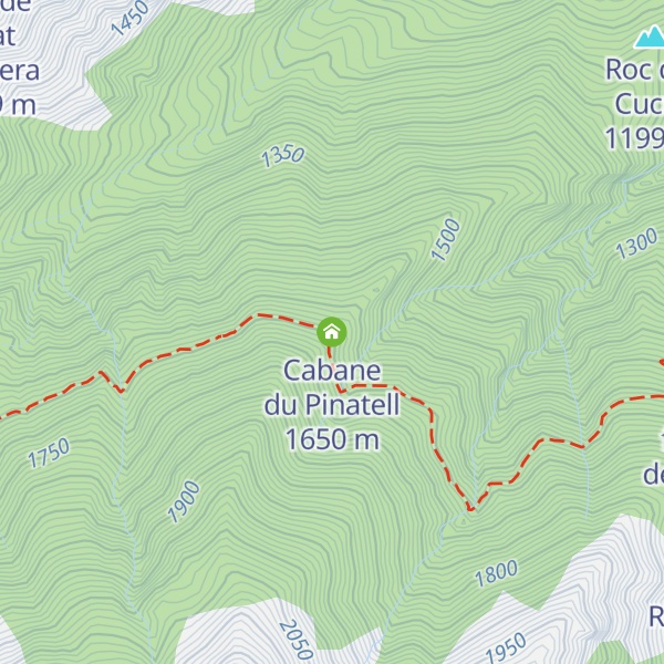 Map of Cabane du Pinatell