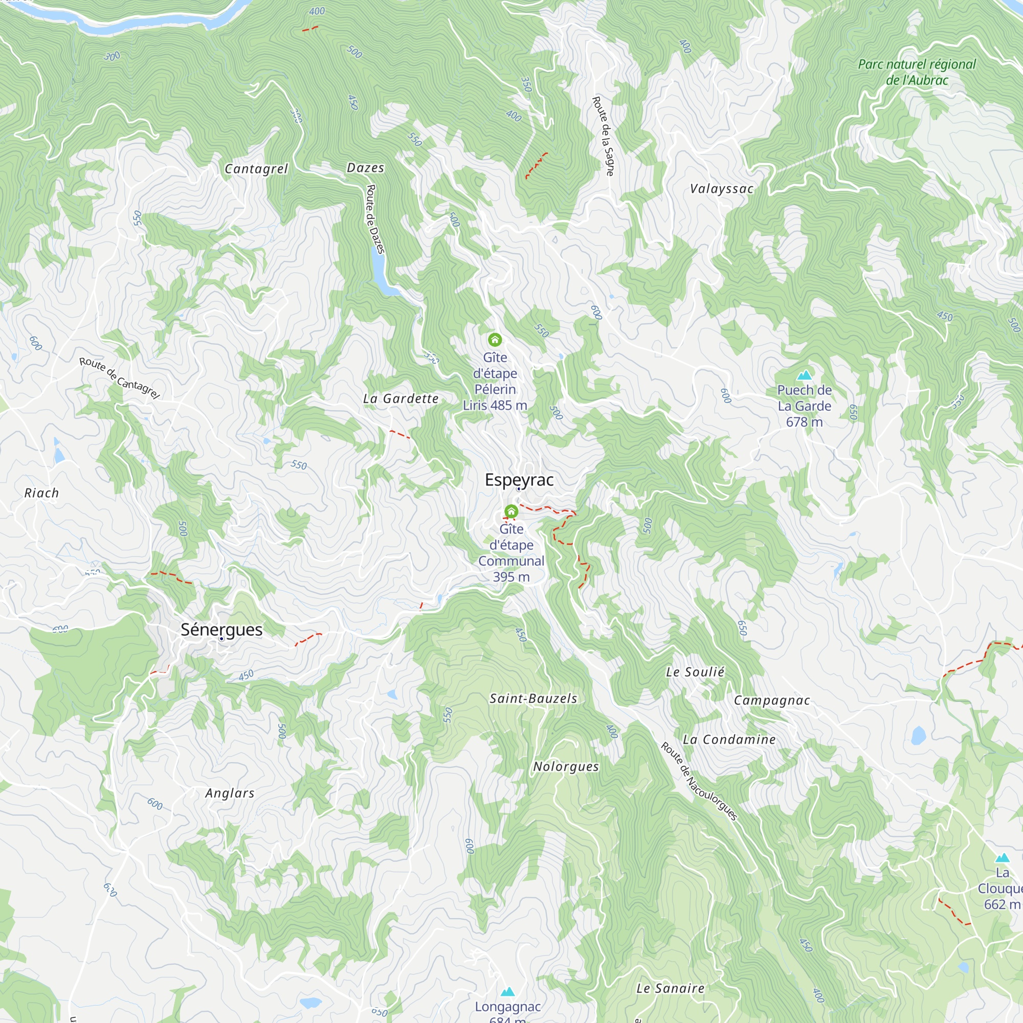 Gîte d'étape Communal map