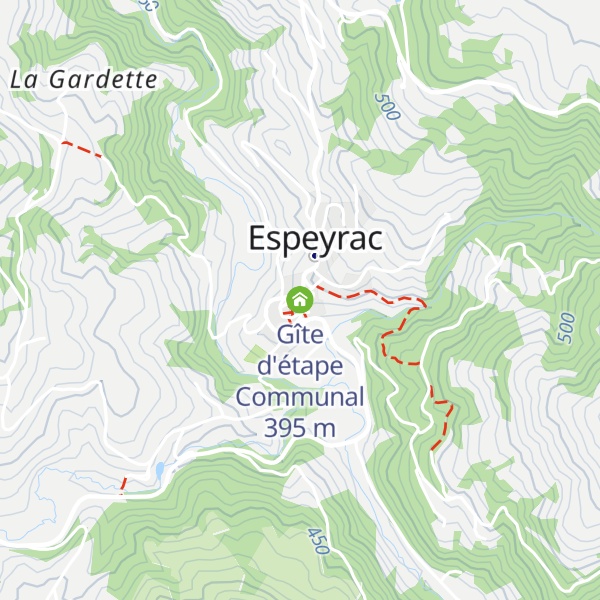 Map of Gîte d'étape Communal