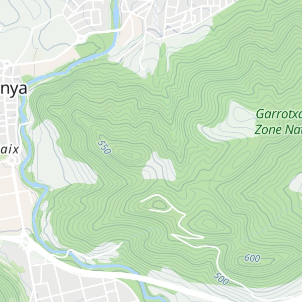 Map of Serra d'Aiguanegra