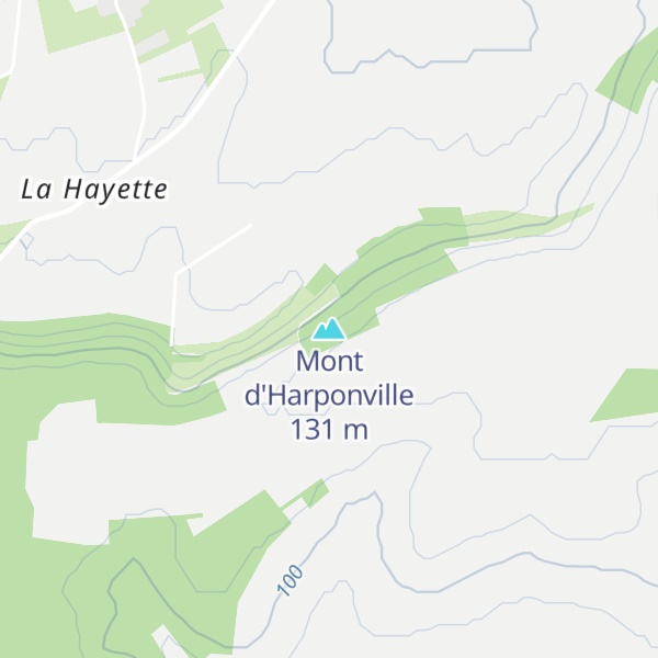 Map of Mont d'Harponville