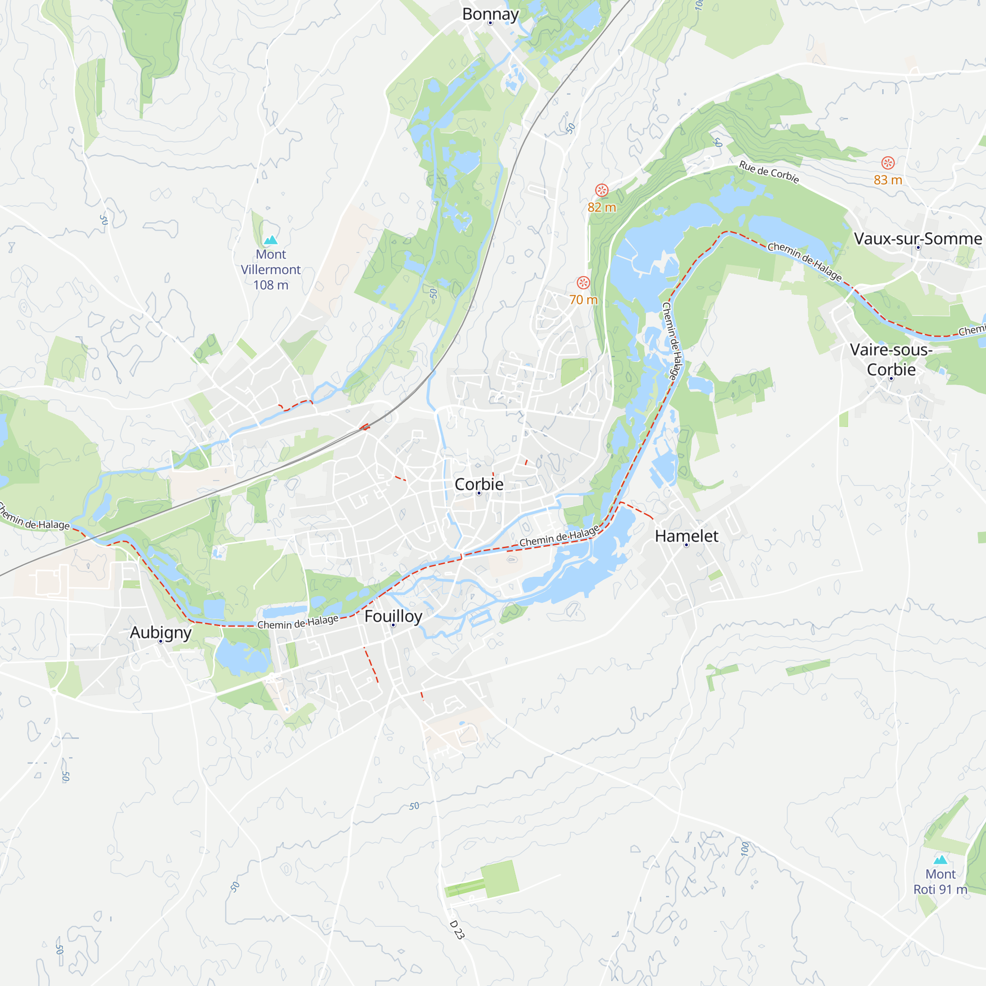 Office du Tourisme de Corbie map