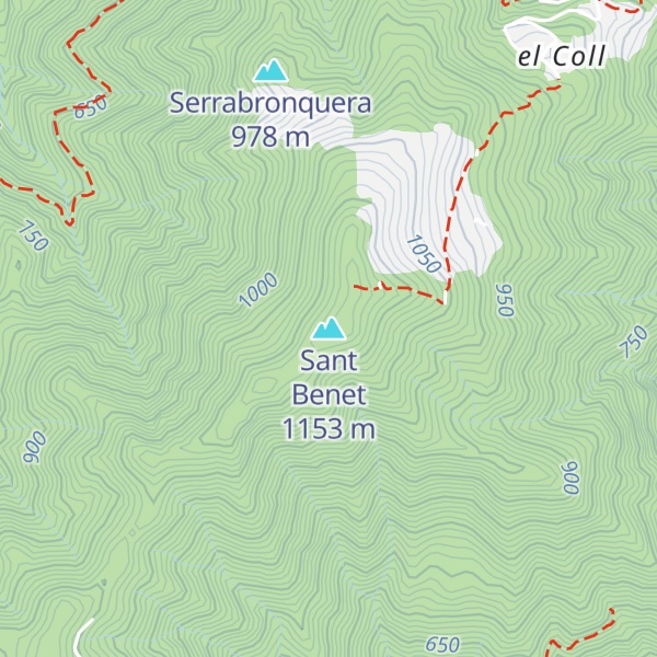 Map of Sant Benet