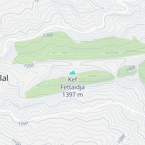 Map of Kef Fettaïdja