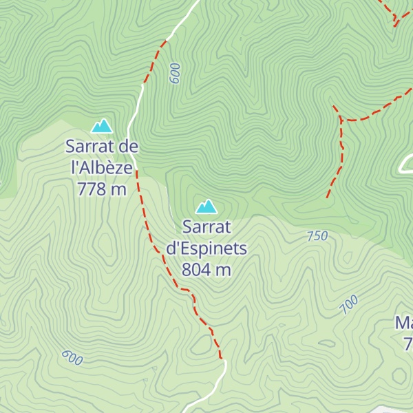 Map of Sarrat d'Espinets